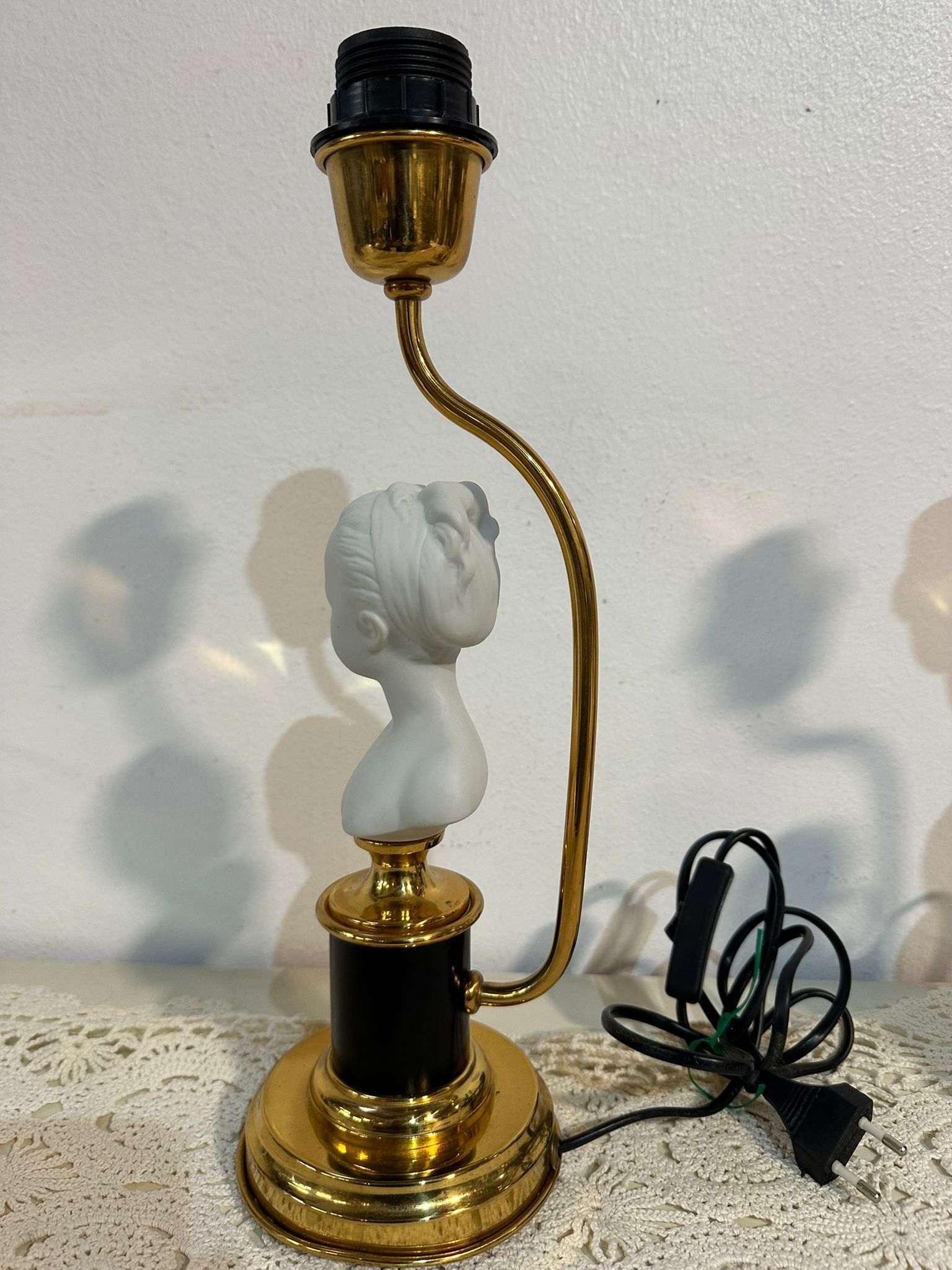 Coppia di Lampade Neoclassiche in Porcellana di Limoges – Louise e Alexandre - immagine 9