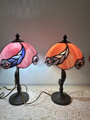 Coppia di Lampade "Tulip" (Vetro Sfumato)